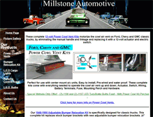 Tablet Screenshot of millstoneautomotive.com